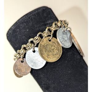 Coin Bracelet Varied Countries